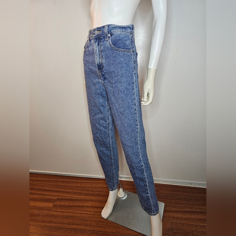 Levi's High Loose Taper Classic Blue Women's Jeans Cotton/Lyocell Size 25